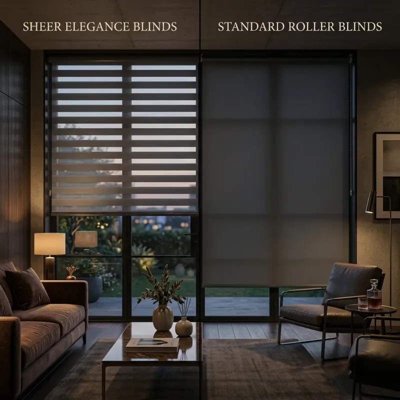 Persianas Sheer Elegance vs Enrollables: ¿Cuál elegir en Metepec y Toluca? (Guía 2026)